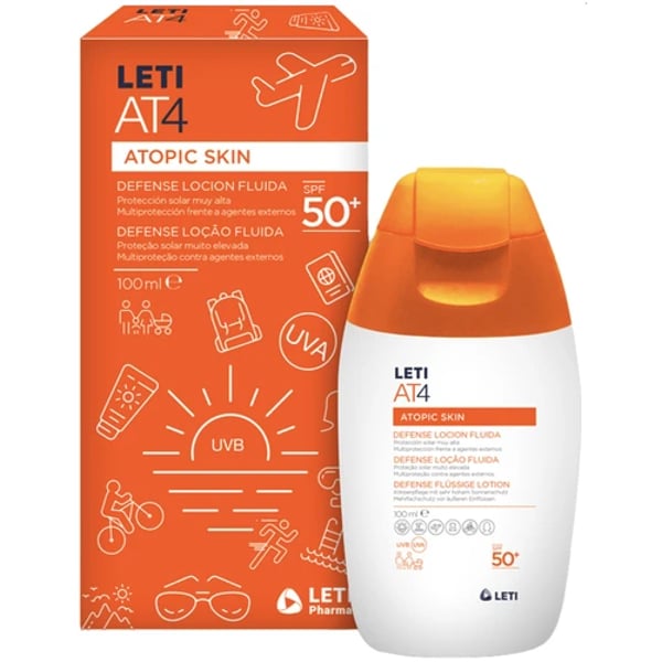 LetiAT4 Defense <mark>Loção</mark> Fluid <mark>SPF</mark>50+ 100 ml