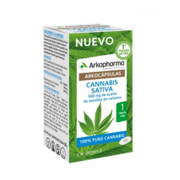 Arkocapsulas Cannabis Sativa 45 Cápsulas