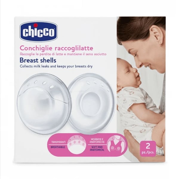 Chicco Conchas Coletoras de Leite 2 unidades