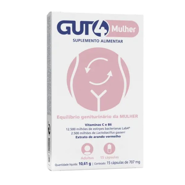 Gut4 Mulher 15 cápsulas