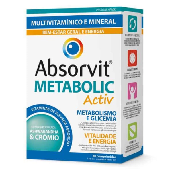 Absorvit Metabolic Activ Comp X30