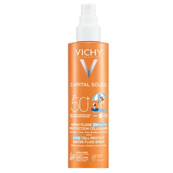 Vichy Capital Soleil Cell Protect Spray Infantil SPF50+ 200 ml