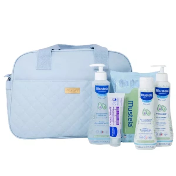 Mustela Bebé Mala Maternidade Higiene e Cuidado Azul Edição Limitada