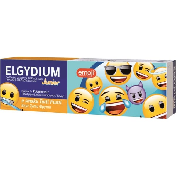 Elgydium Junior Gel Dentífrico Tutti Frutti Emoji 50 ml