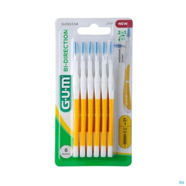 Gum Bi-Direction 2714 Escov 1,4Mm X6,  