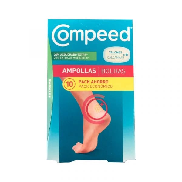Compeed Pensos para bolhas extreme calcanhar 10 Unidades(s) Formato económico