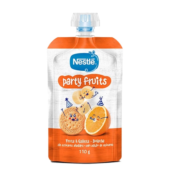 Nestlé Pacotinho Fruta/Bolacha 110g + 12 meses