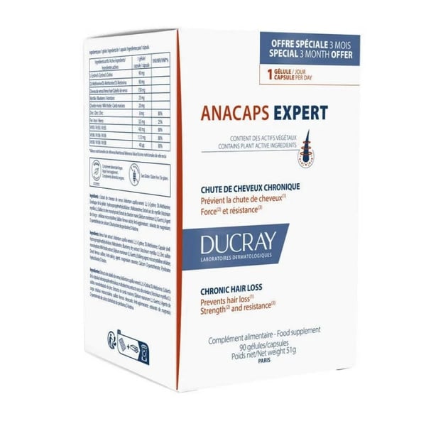 Ducray Anacaps Expert 90 <mark>cápsulas</mark> Preço Especial