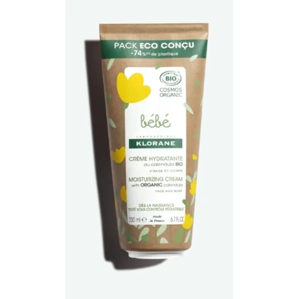 Klorane Bebe Creme Hidratante Bio 200ml