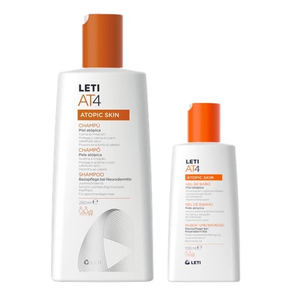 LetiAT4 Champô 250 ml Oferta Gel de Banho 100 ml