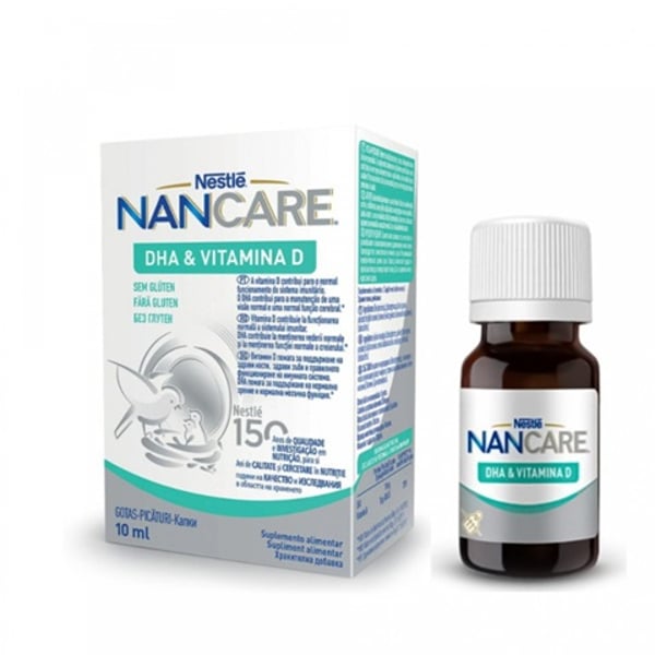 Nancare DHA Vit D Gts 10ml