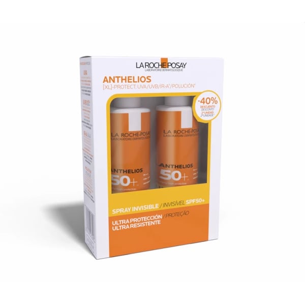 La Roche-Posay Coffret Anthelios Spray Invisível SPF50+ 200 ml 2 unidades Preço Especial