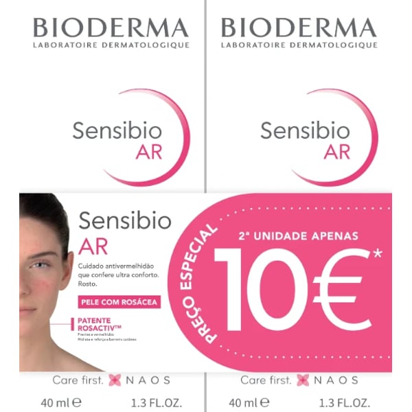 Bioderma Sensibio AR Emulsão 40 ml 2 unidades Preço Especial