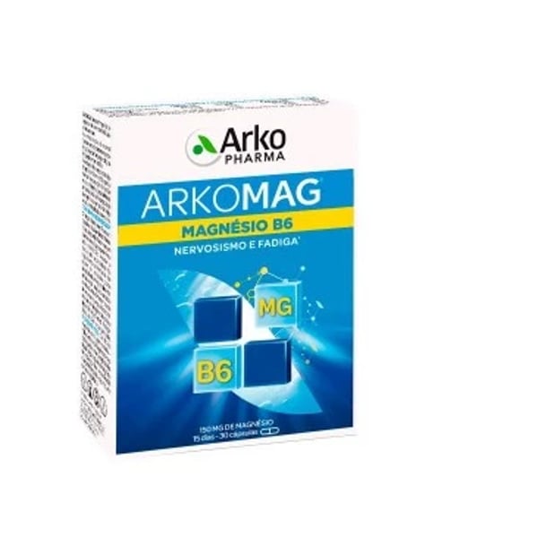 Arkomag <mark>Magnésio</mark> B6 30 cápsulas