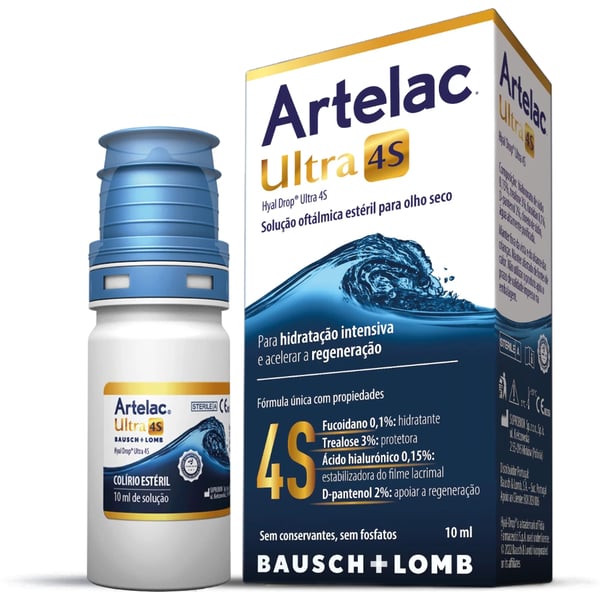 Artelac Ultra 4S Colírio Olho Seco 10 ml
