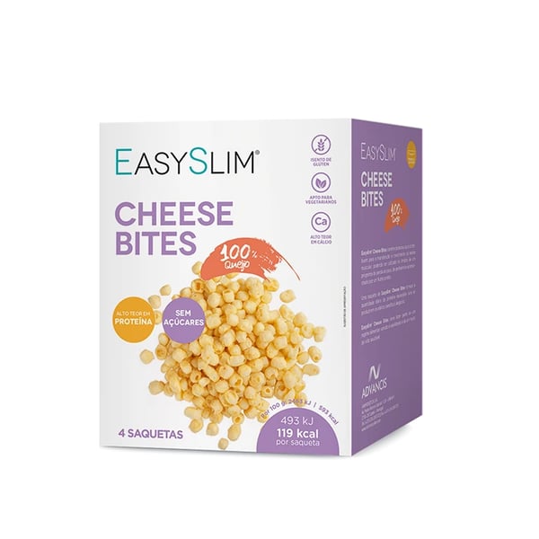 EasySlim Cheese Bites Snack 20 gr 4 saquetas