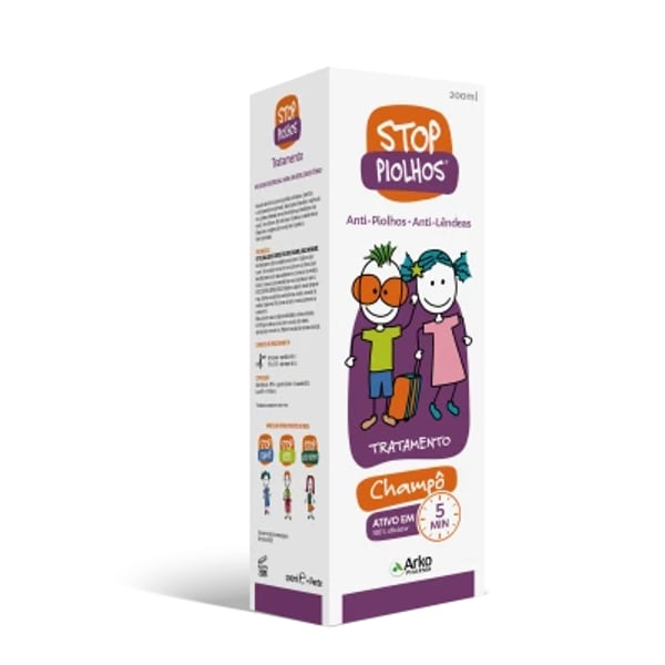 Stop Piolhos Champô Tratamento 200 ml oferta Pente