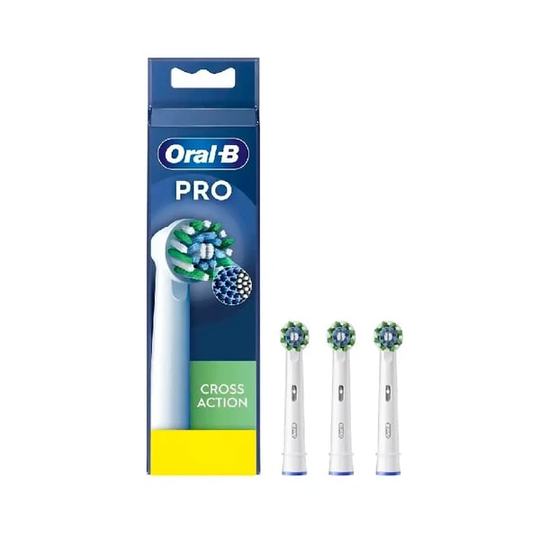 Oral B Cross Action Recarga Escova Elétrica 3 unidades