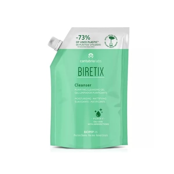 Biretix Cleanser Gel Limpeza Recarga 400 ml