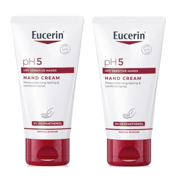 Eucerin pH5 SOS <mark>F</mark>rio Creme Mãos 75 ml 2 unidades Preço Especial