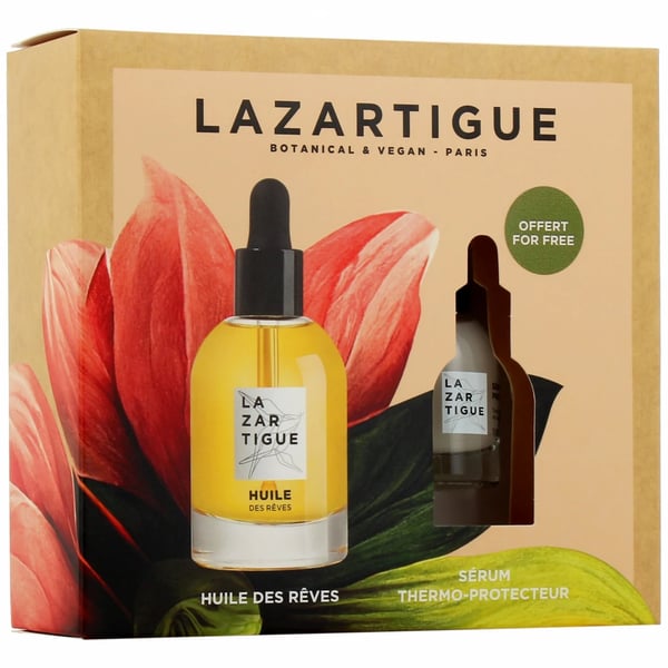 Lazartigue Coffret Huile des Rêves Óleo Seco 50 ml Oferta Sérum Termo Protetor 10 ml