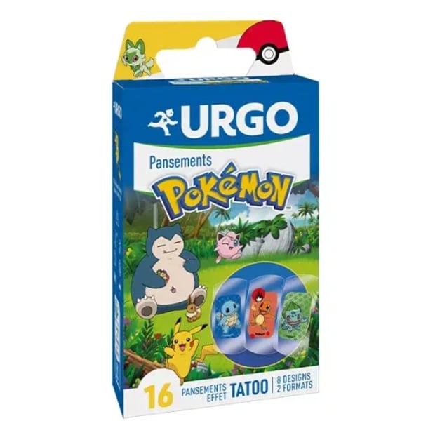 Urgo Pokémon Tattoo X16 2T