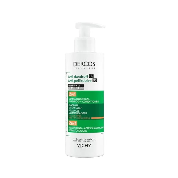 Dercos Anticaspa Champô 2 em 1 400 ml