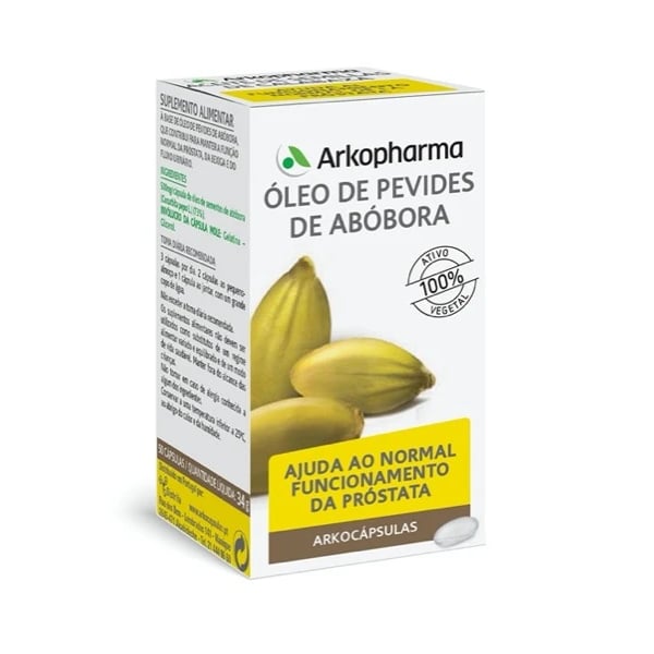 Arkocapsulas Oleo Pevide Abóbora 50 Cápsulas