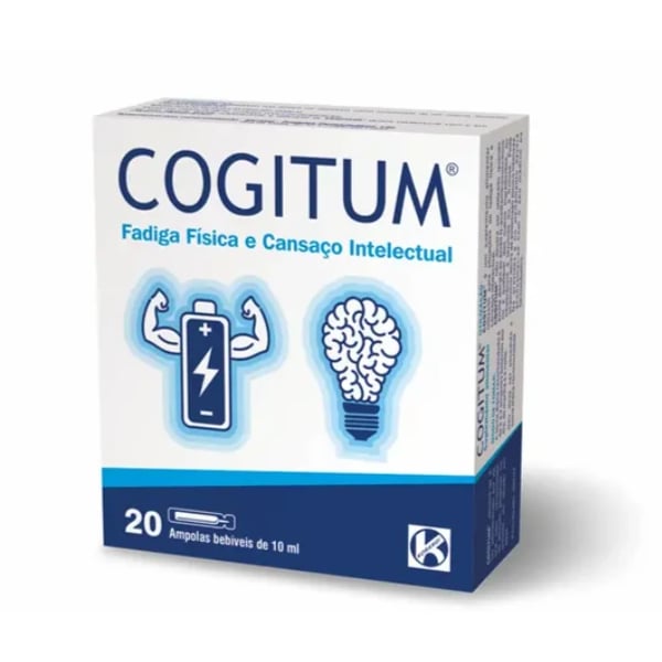 Cogitum 20 Ampolas Bebíveis 250 Mg/10 ml