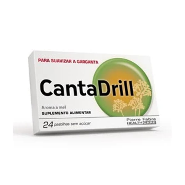 Cantadrill Sem Açucar Pastilhas Rouquidão X 24