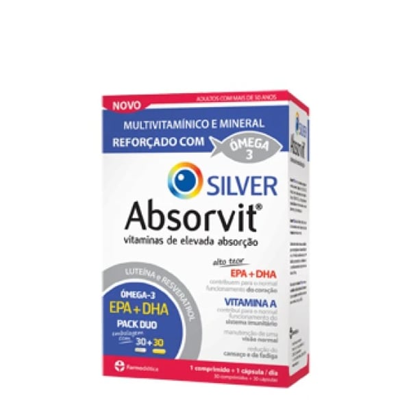 Absorvit Silver 30 Comprimidos + 30 Cápsulas