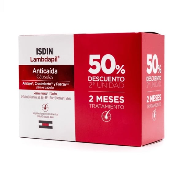 Isdin Lambdapil Antiqueda Duo Cápsulas 2 x 60 Unidades