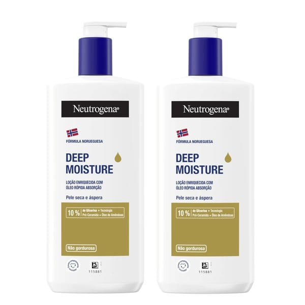 Neutrogena Hidratação Profunda Óleo 400 ml 2 unidades Preço Especial