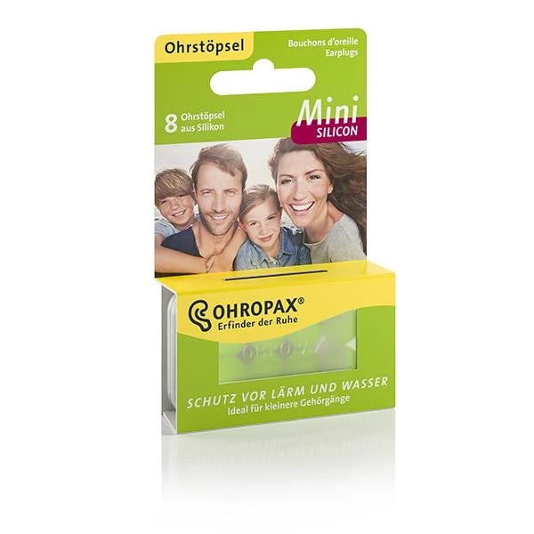 Ohropax Tampão Auricular Mini Silicone 8 unidades  