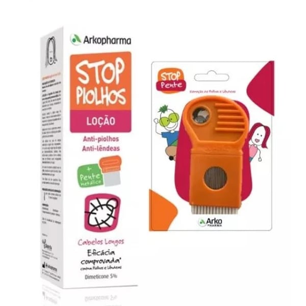Stop Piolhos Loção 100 Ml + Oferta Pente com Lupa