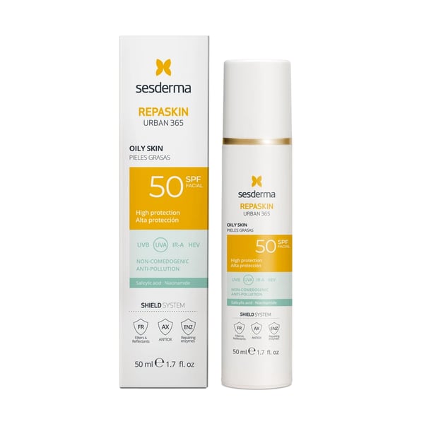 Sesderma Repaskin Urban 365 Pele Oleosa <mark>Creme</mark> <mark>Gel</mark> <mark>SPF</mark>50 50 ml