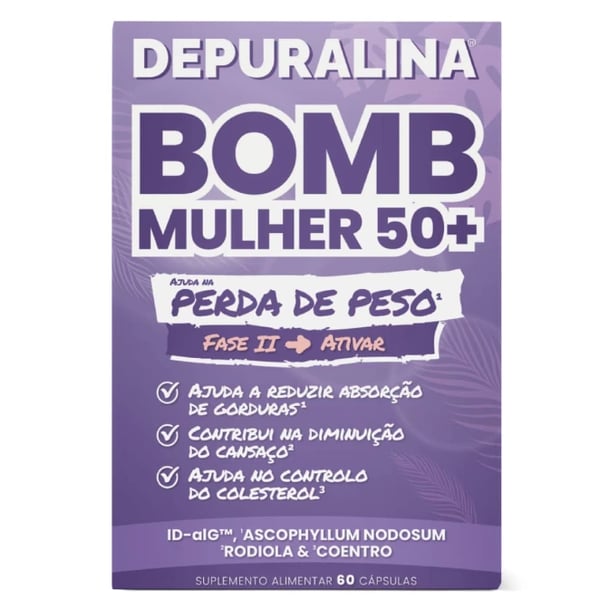 Depuralina Bomb Mulher 50+ Caps X60