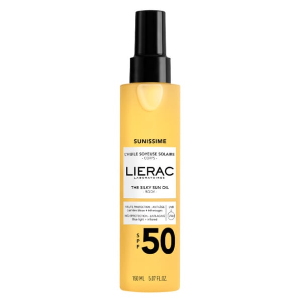 Lierac Sunissime <mark>Óleo</mark> <mark>Solar</mark> Sedoso Corpo SPF50 150ml
