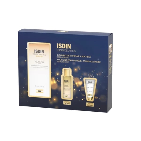 Isdinceutics Coffret Melaclear Sérum 30 ml oferta Essential Cleansing 27 ml + K-Ox Eyes 3 gr