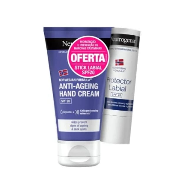 Neutrogena Maos Antiaging Creme + Oferta Stick Labial