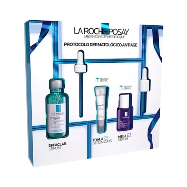 La Roche-Posay Coffret Effaclar Sérum 30 ml oferta Hyalu B5 Sérum Olhos 5 ml + Mela B3 Sérum 10 ml