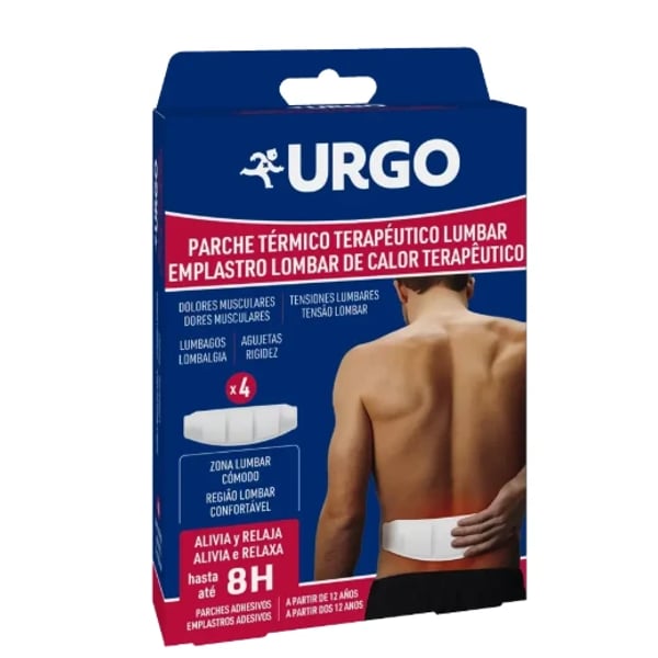 Urgo Emplastro Calor Terap LombarX4