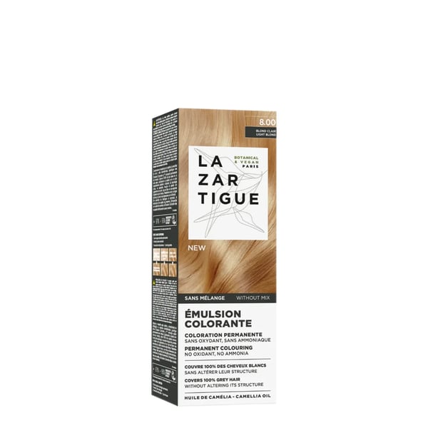 Lazartigue Emulsão Color 8.00 Louro Claro 60Ml