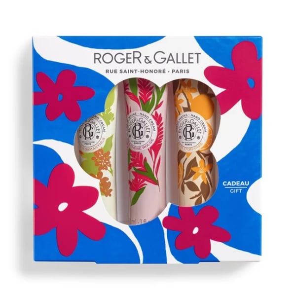 Roger Gallet Trio Creme de Mãos Gingembre Rouge + Fleur D'Osmanthus + Bois D'Orange
