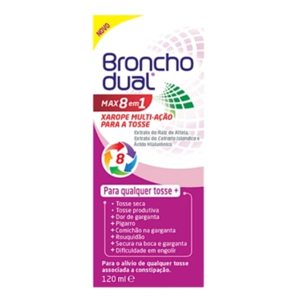 Bronchodual Max 8 em 1 Xarope 120Ml