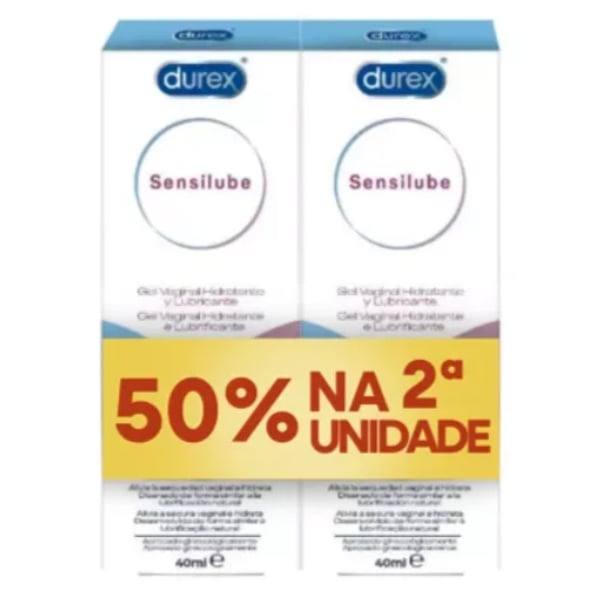 Durex Sensilube Gel Lub 40MlX2 -50%2U