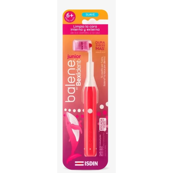 Balene by Bexident Junior Escova Dentes 6A+ Rosa