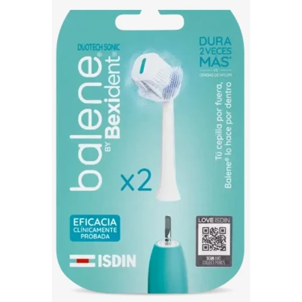 Balene by Bexident Duotech Escova Dentes Recarga Media X2