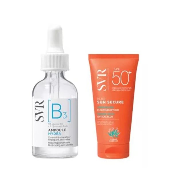 SVR Coffret ABC Ampoule B3 30 ml + Oferta Sun Secure Blur sem perfume 15 ml