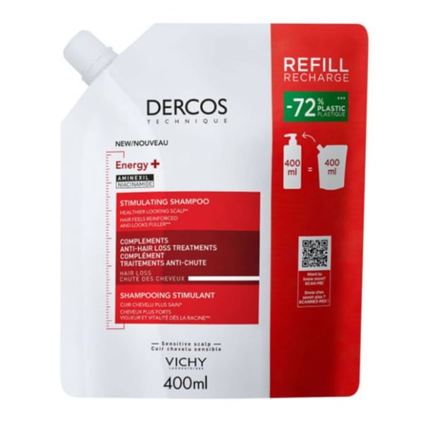 Dercos Estimulante Ch Refill 400Ml